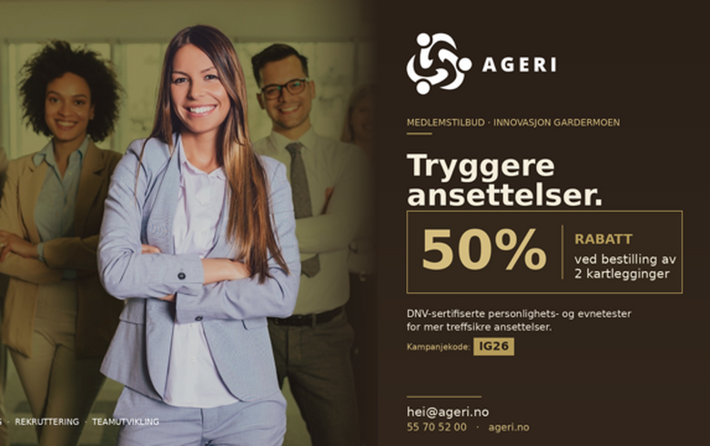 50 % rabatt på kartlegging for ansettelser