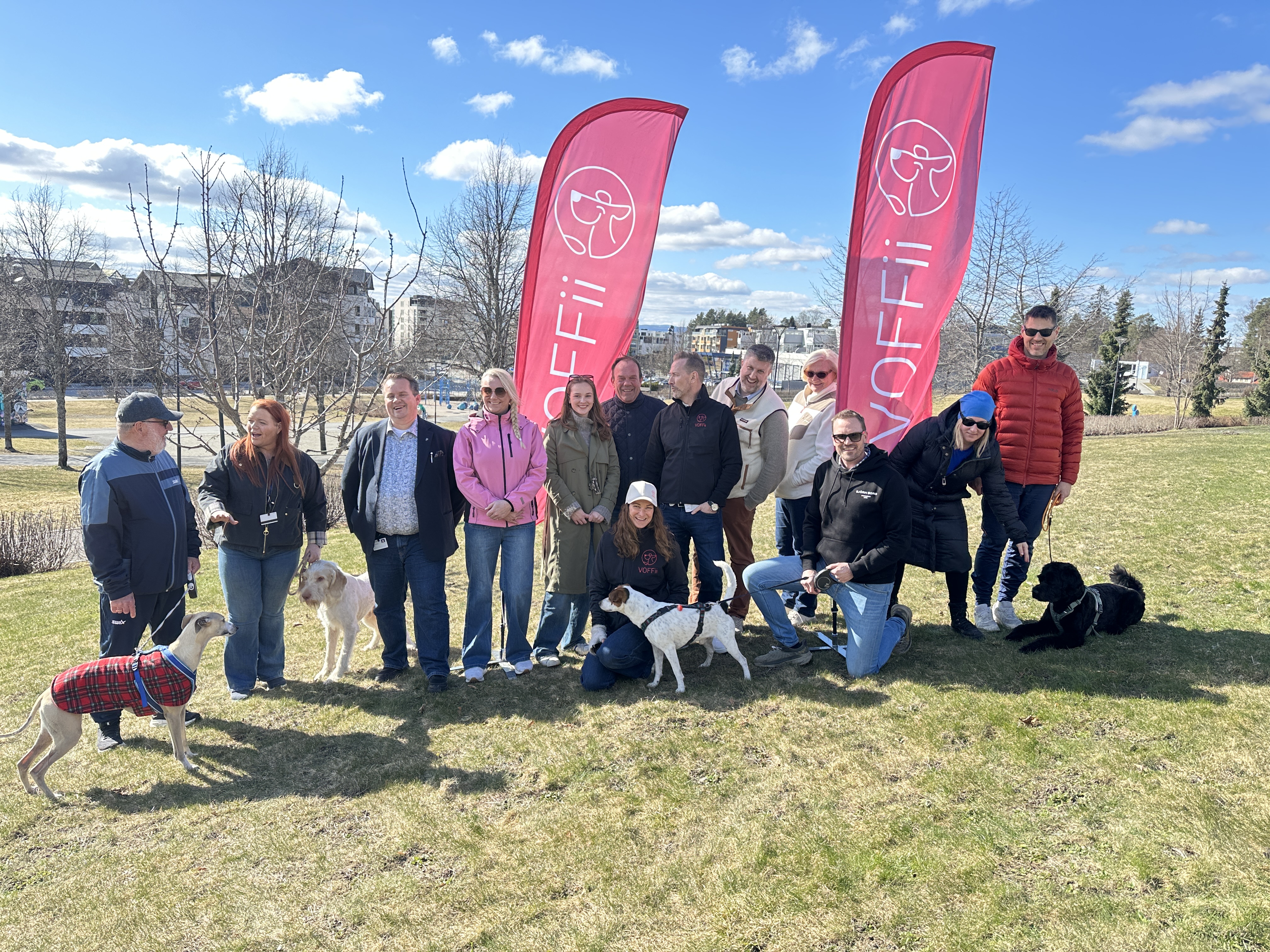 hundeapp voffii samler folk i romsaasparken